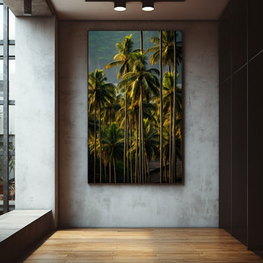 Canvas Painting Palm Trees